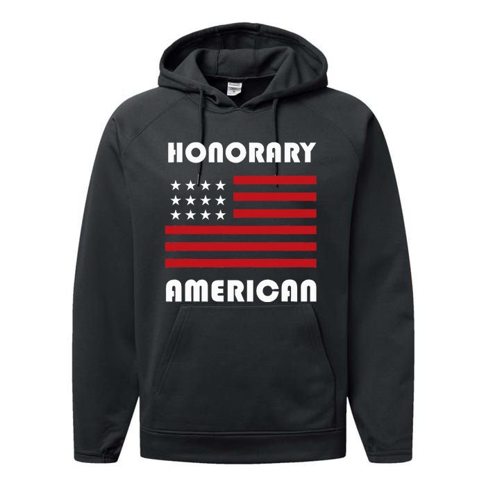 Gift For Foreign Exchange Students Funny Honorary American Performance Fleece Hoodie