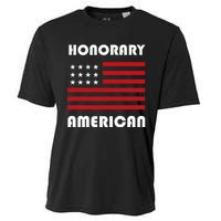 Gift For Foreign Exchange Students Funny Honorary American Cooling Performance Crew T-Shirt