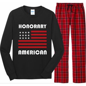 Gift For Foreign Exchange Students Funny Honorary American Long Sleeve Pajama Set