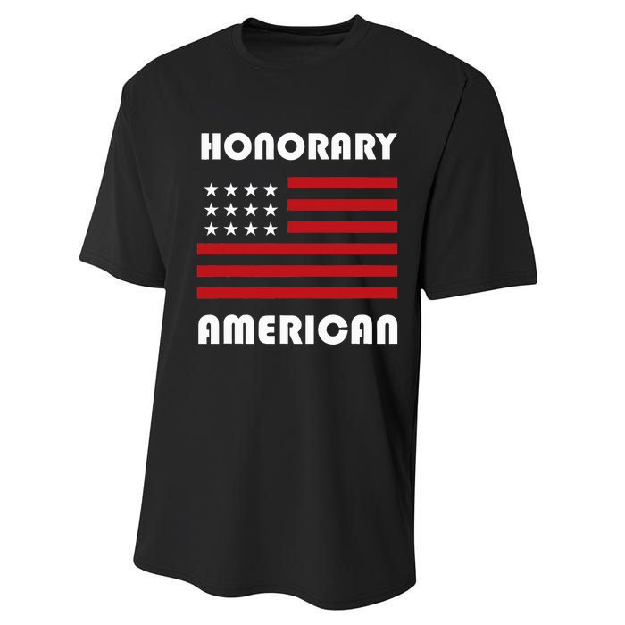 Gift For Foreign Exchange Students Funny Honorary American Performance Sprint T-Shirt