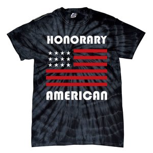 Gift For Foreign Exchange Students Funny Honorary American Tie-Dye T-Shirt