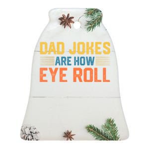 Gift For Father Day Funny Dad Ceramic Bell Ornament