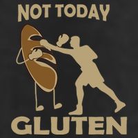 Gluten Free Funny Not Today Gluten Adult Drive Performance Visor