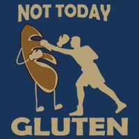 Gluten Free Funny Not Today Gluten 7 Panel Mesh Trucker Snapback Hat