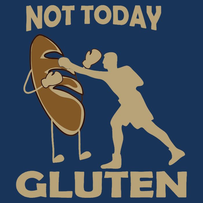 Gluten Free Funny Not Today Gluten 7 Panel Mesh Trucker Snapback Hat