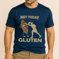 Gluten Free Funny Not Today Gluten Cooling Performance Crew T-Shirt