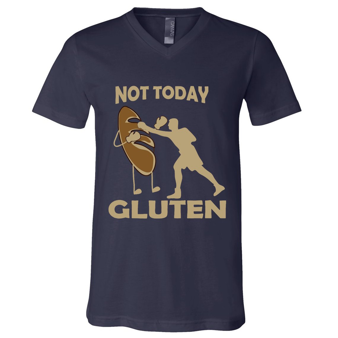 Gluten Free Funny Not Today Gluten V-Neck T-Shirt