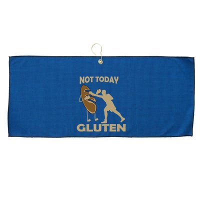 Gluten Free Funny Not Today Gluten Large Microfiber Waffle Golf Towel