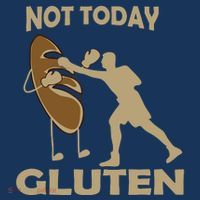 Gluten Free Funny Not Today Gluten Cooling Performance Long Sleeve Crew