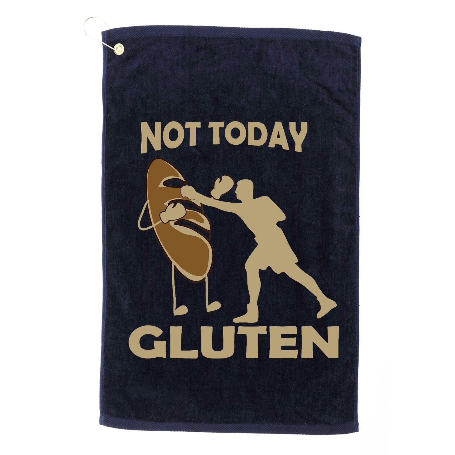 Gluten Free Funny Not Today Gluten Golf Towel