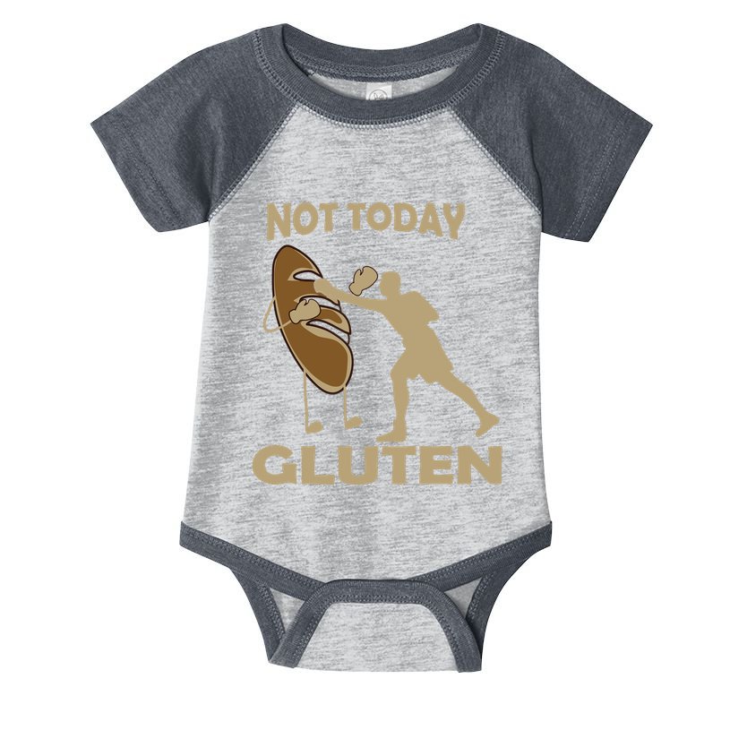 Gluten Free Funny Not Today Gluten Infant Baby Jersey Bodysuit