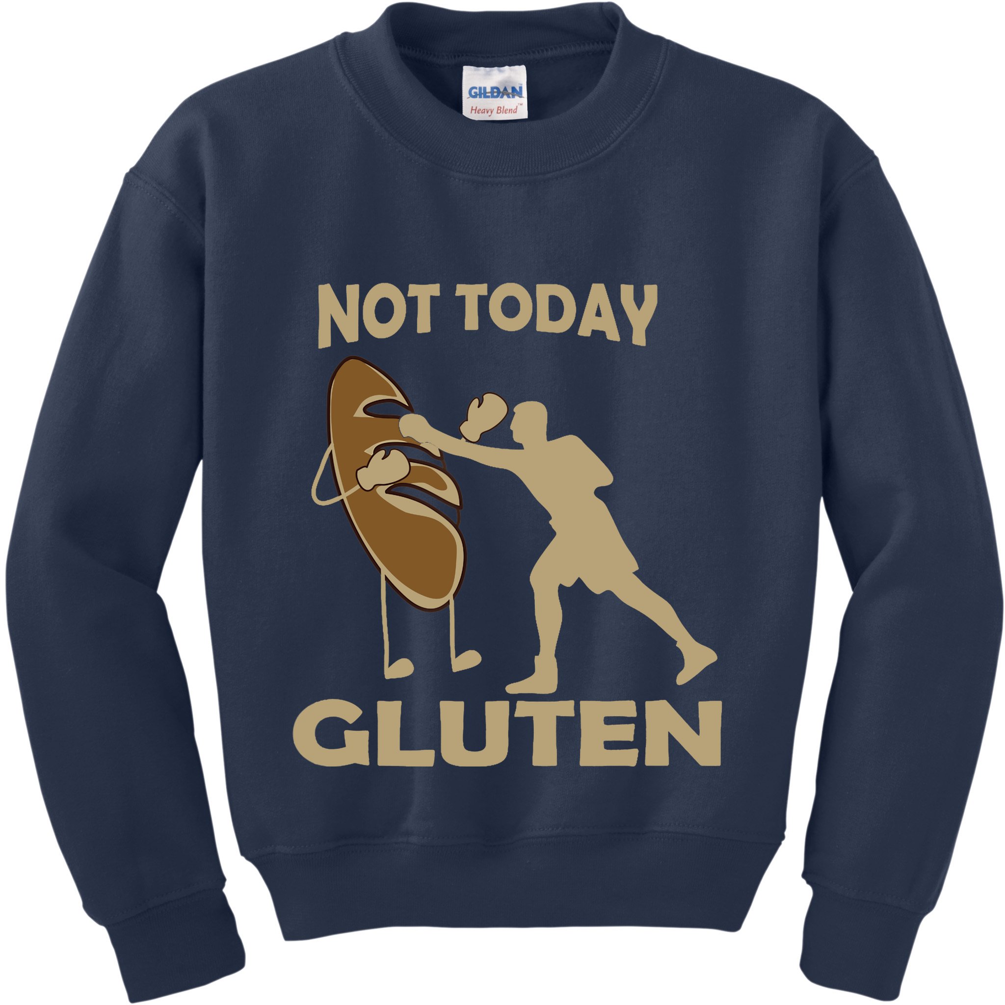 Gluten Free Funny Not Today Gluten Kids Sweatshirt