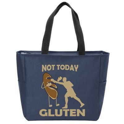 Gluten Free Funny Not Today Gluten Zip Tote Bag