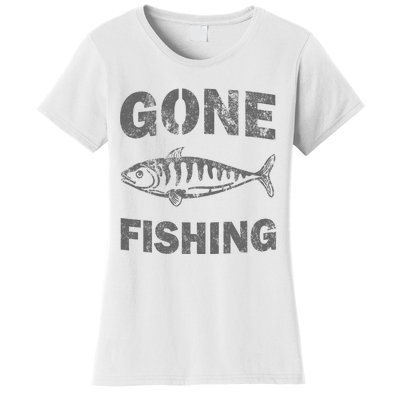 Gone Fishin Funny Bass Fishing Women's T-Shirt