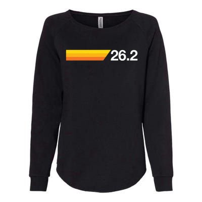 Gift For First Marathon 262 Marathoner Retro Runner Womens California Wash Sweatshirt