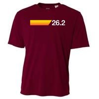 Gift For First Marathon 262 Marathoner Retro Runner Cooling Performance Crew T-Shirt