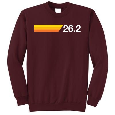 Gift For First Marathon 262 Marathoner Retro Runner Tall Sweatshirt