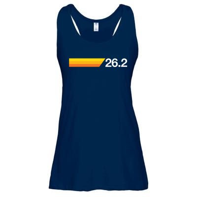 Gift For First Marathon 262 Marathoner Retro Runner Ladies Essential Flowy Tank