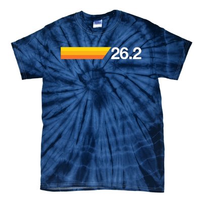 Gift For First Marathon 262 Marathoner Retro Runner Tie-Dye T-Shirt