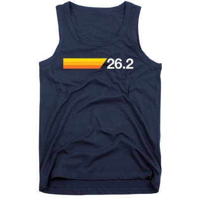 Gift For First Marathon 262 Marathoner Retro Runner Tank Top