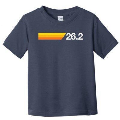 Gift For First Marathon 262 Marathoner Retro Runner Toddler T-Shirt