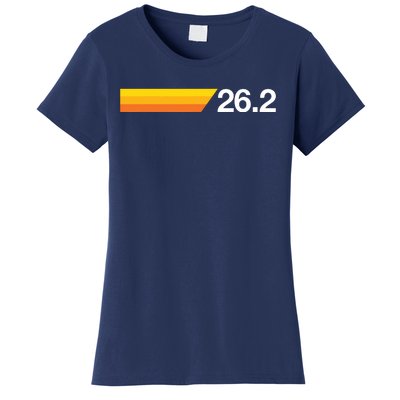 Gift For First Marathon 262 Marathoner Retro Runner Women's T-Shirt