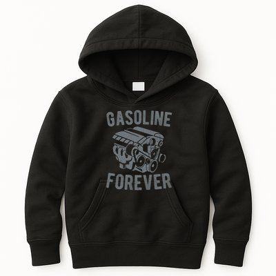 Gasoline Forever Funny Gasoline Gas Cars S Kids Hoodie