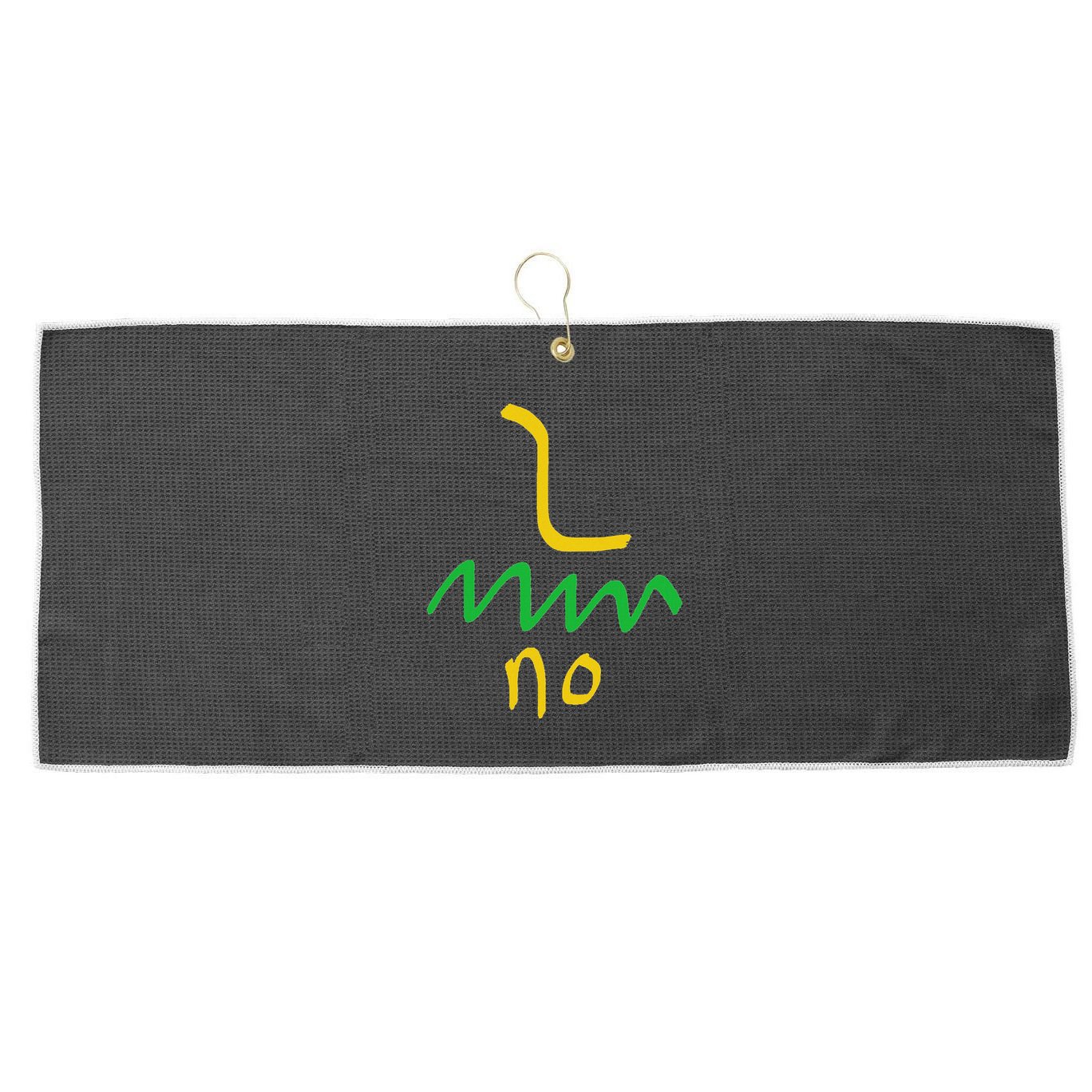 Gadsden Flag Funny Libertarian Snake 1776 America Freedom Large Microfiber Waffle Golf Towel