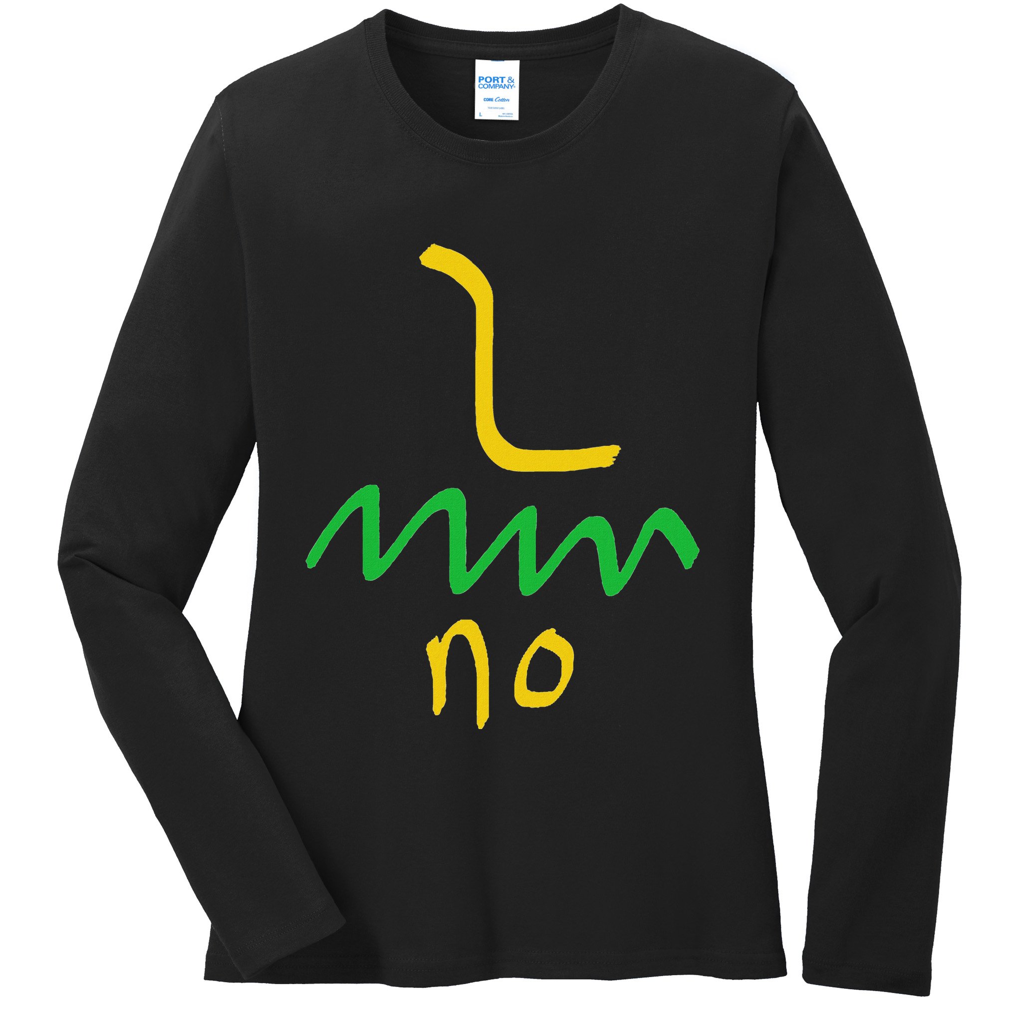 Gadsden Flag Funny Libertarian Snake 1776 America Freedom Ladies Long Sleeve Shirt