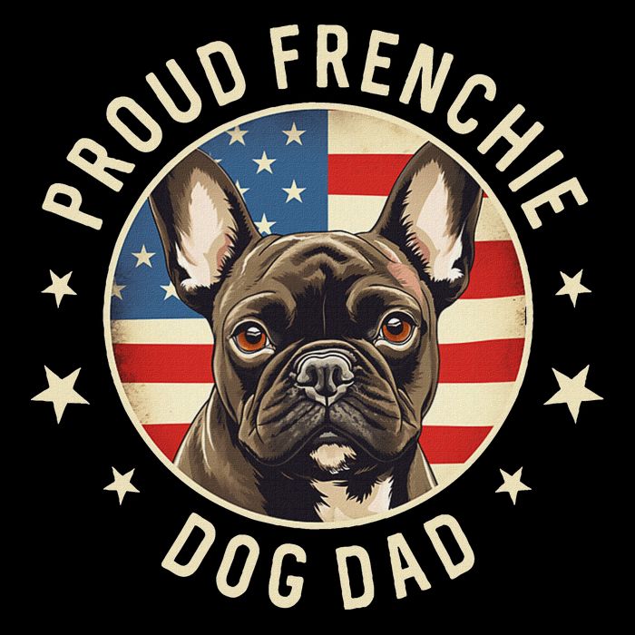 Gifts For French Bulldog Lovers  Proud Frenchie Dog Dad 16 in Basic Backpack