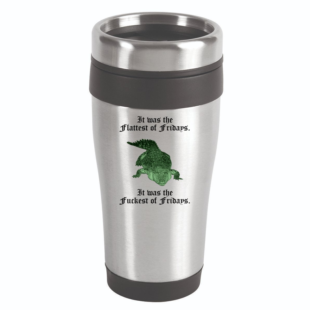 Gator Flat Fuck Friday's Funny 16oz Travel Tumbler