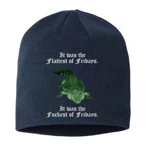 Gator Flat Fuck Friday's Funny Sustainable Beanie