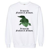 Gator Flat Fuck Friday's Funny Garment-Dyed Sweatshirt