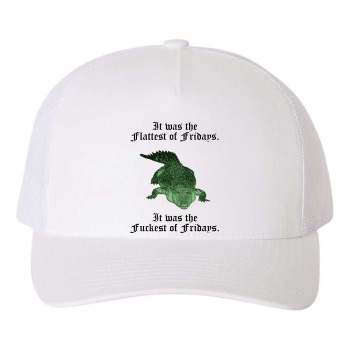 Gator Flat Fuck Friday's Funny Yupoong Adult 5-Panel Trucker Hat