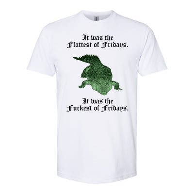 Gator Flat Fuck Friday's Funny Softstyle CVC T-Shirt