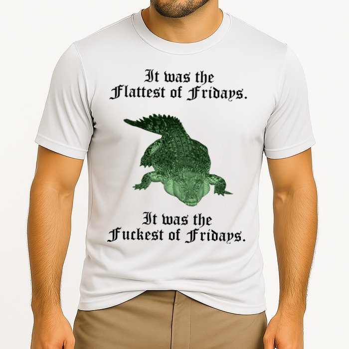 Gator Flat Fuck Friday's Funny Cooling Performance Crew T-Shirt