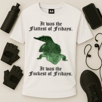 Gator Flat Fuck Friday's Funny Cooling Performance Crew T-Shirt
