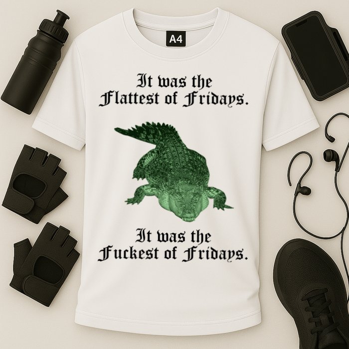 Gator Flat Fuck Friday's Funny Cooling Performance Crew T-Shirt