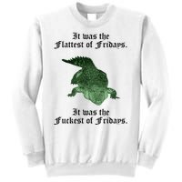 Gator Flat Fuck Friday's Funny Sweatshirt