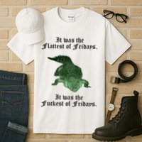 Gator Flat Fuck Friday's Funny Tall T-Shirt
