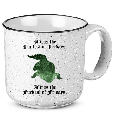 Gator Flat Fuck Friday's Funny 15oz Campfire Ceramic Mug