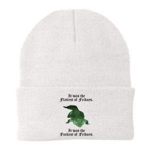 Gator Flat Fuck Friday's Funny Knit Cap Winter Beanie