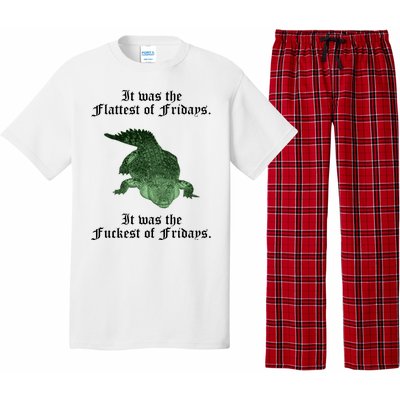 Gator Flat Fuck Friday's Funny Pajama Set