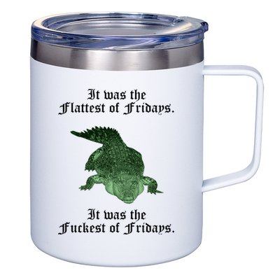 Gator Flat Fuck Friday's Funny 12oz Stainless Steel Coffee Mug