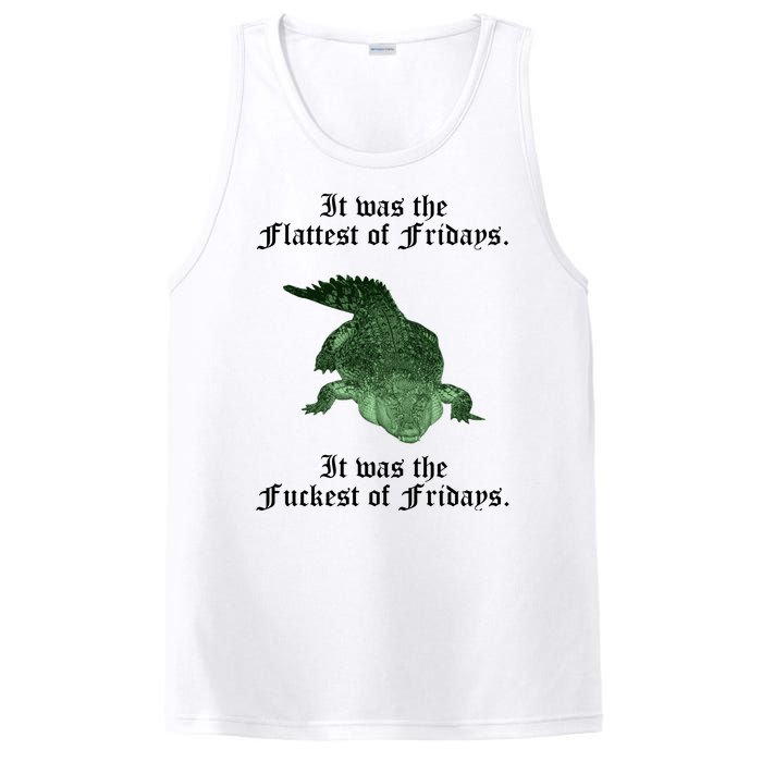 Gator Flat Fuck Friday's Funny PosiCharge Competitor Tank