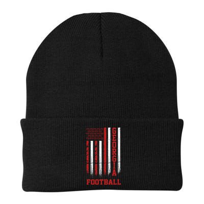 Georgia Football Fan American Flag Beanie