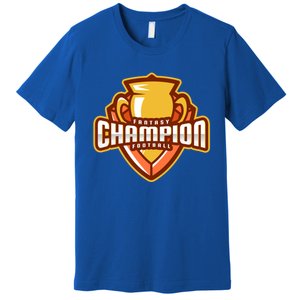 Glorious Fantasy Football Champion League Winner Great Gift Premium T-Shirt