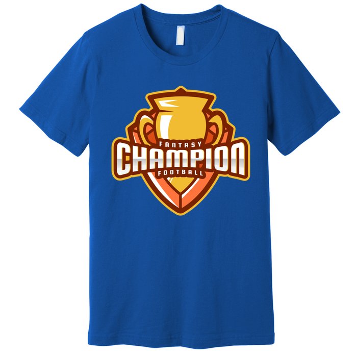 Glorious Fantasy Football Champion League Winner Great Gift Premium T-Shirt