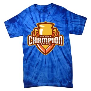 Glorious Fantasy Football Champion League Winner Great Gift Tie-Dye T-Shirt