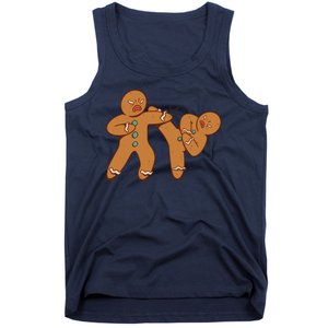 Gingerbread Fight Funny Holiday Tank Top